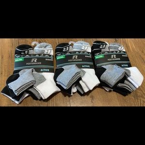Russell Performance Active Boys socks ankles! WOW!